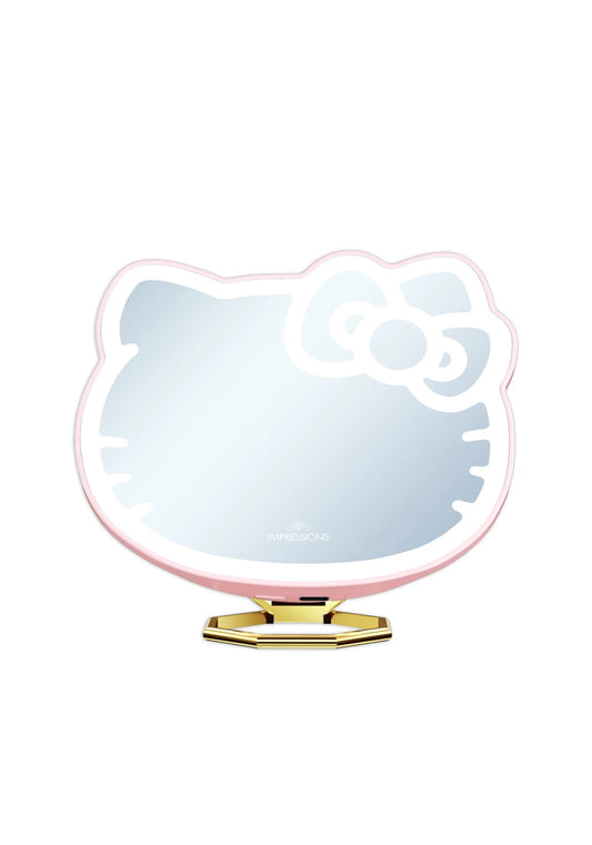 IMPRESSIONS VANITY X HELLO KITTY - LED POCKET MIRROR WITH RING STAND