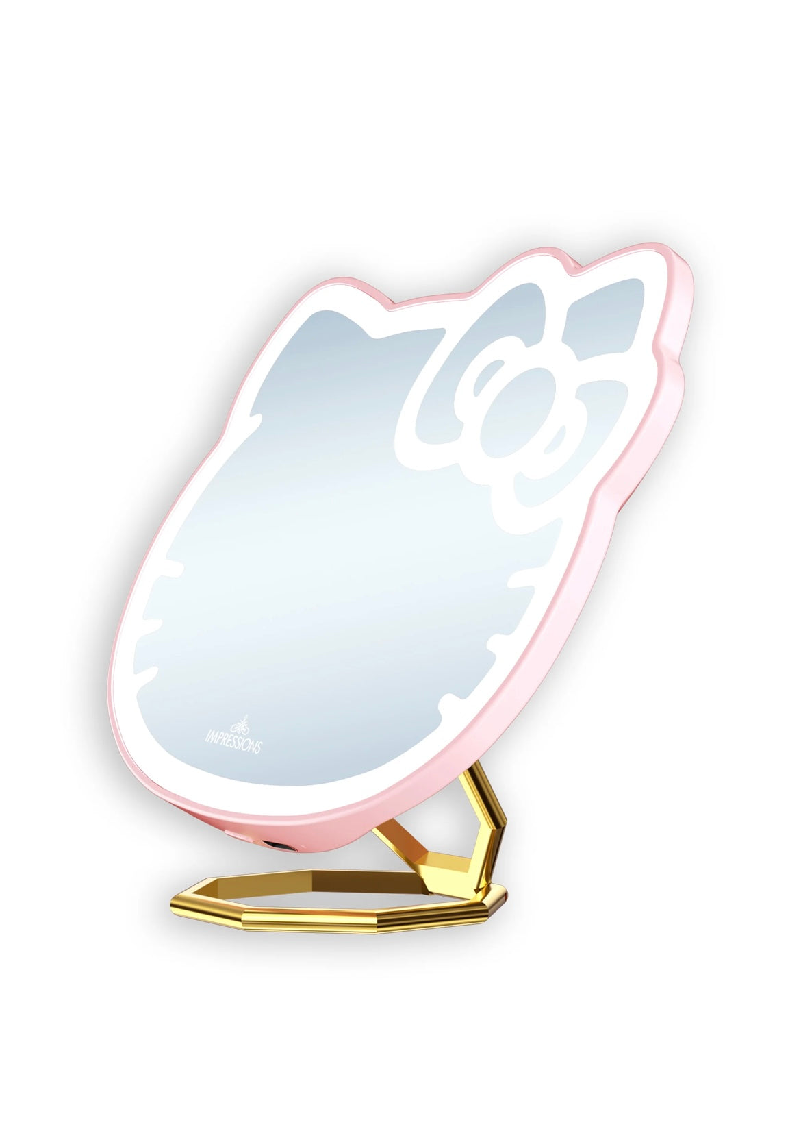 IMPRESSIONS VANITY X HELLO KITTY - LED POCKET MIRROR WITH RING STAND