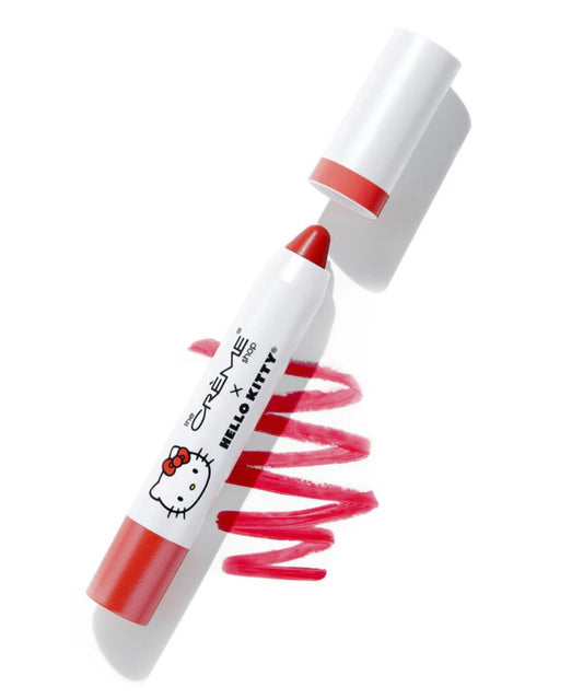 THE CRÈME SHOP X HELLO KITTY “HELLO LIPPY” MOISTURIZING TINTED LIP BALM-STRAWBERRY SWEETHEART