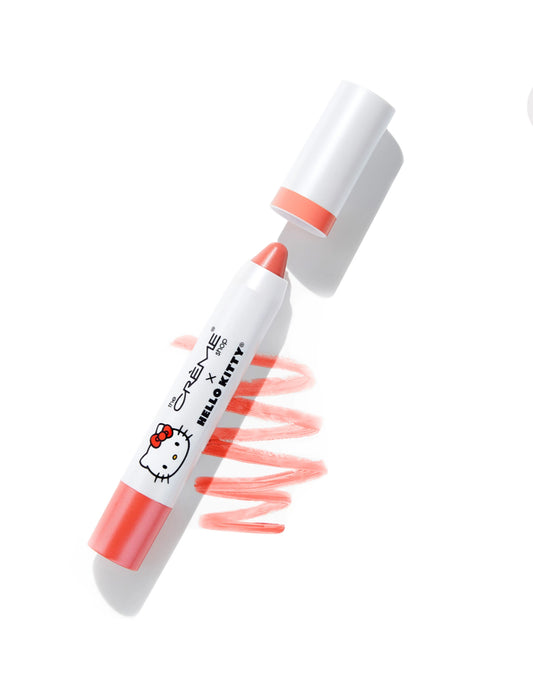 THE CRÈME SHOP X HELLO KITTY “HELLO LIPPY” MOISTURIZING TINTED LIP BALM-PEACH POUT