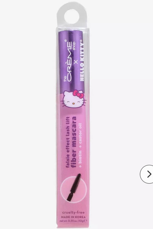 THE CRÈME SHOP X HELLO KITTY(PURPLE) FALSIE EFFECT LASH LIFT FIBER MASCARA