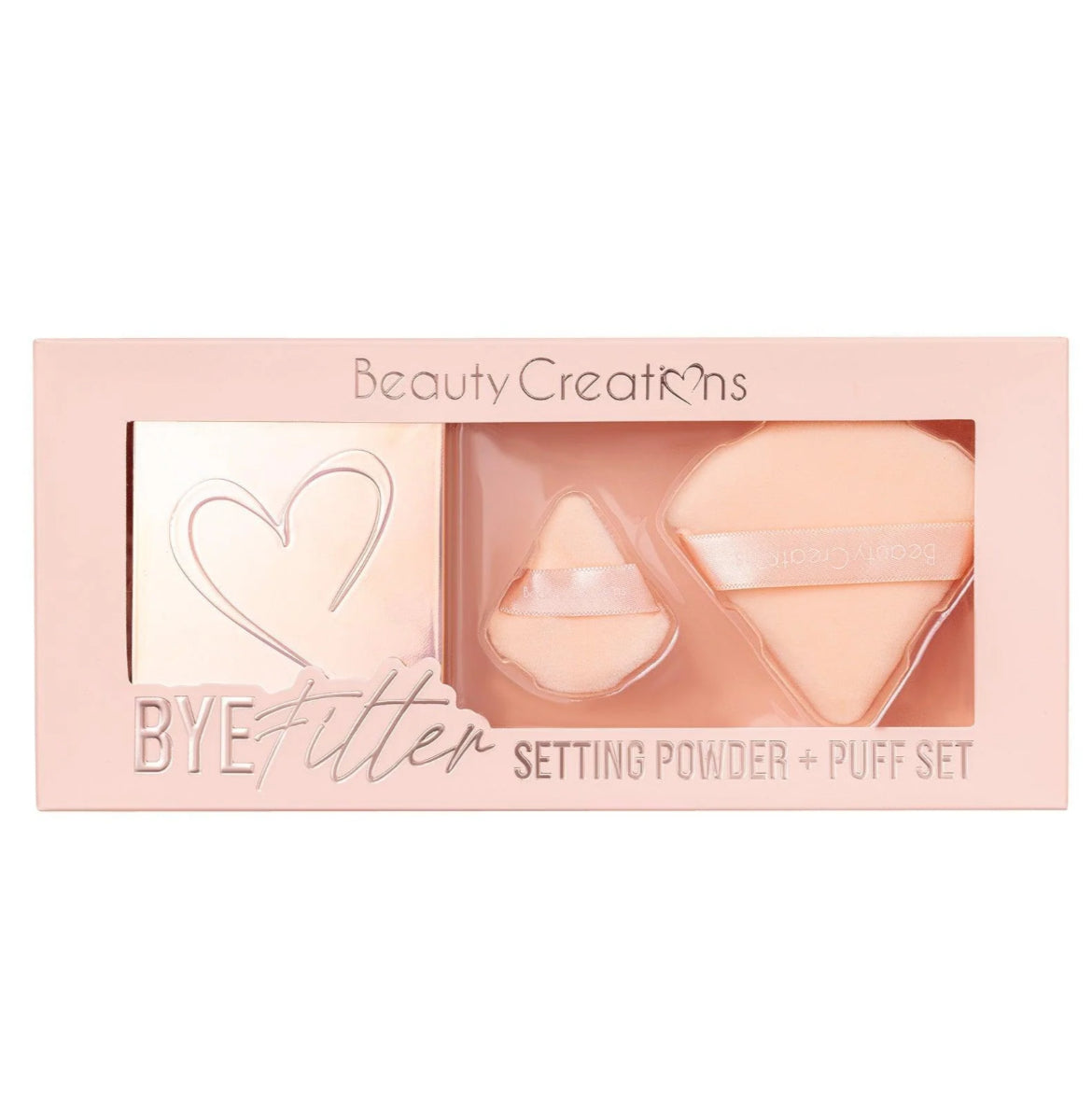 BEAUTY CREATIONS X PINK CLOUD SETTING POWDER + PUFF SET TALC FREE