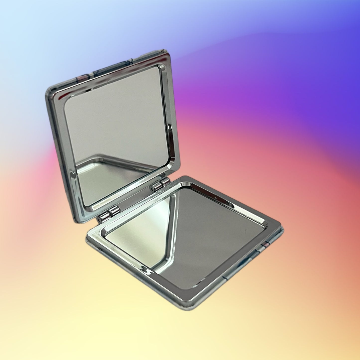 STITCH DUAL SIDED FOLDABLE COMPACT MIRROR