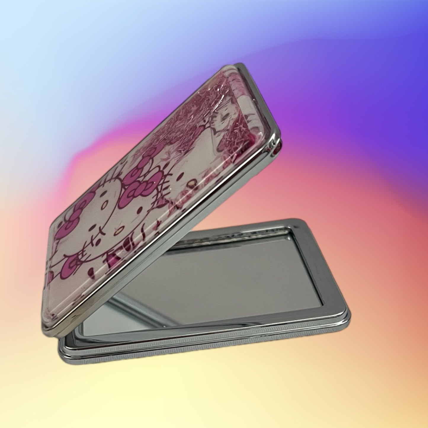 HK DUAL SIDED FOLDABLE COMPACT MIRROR