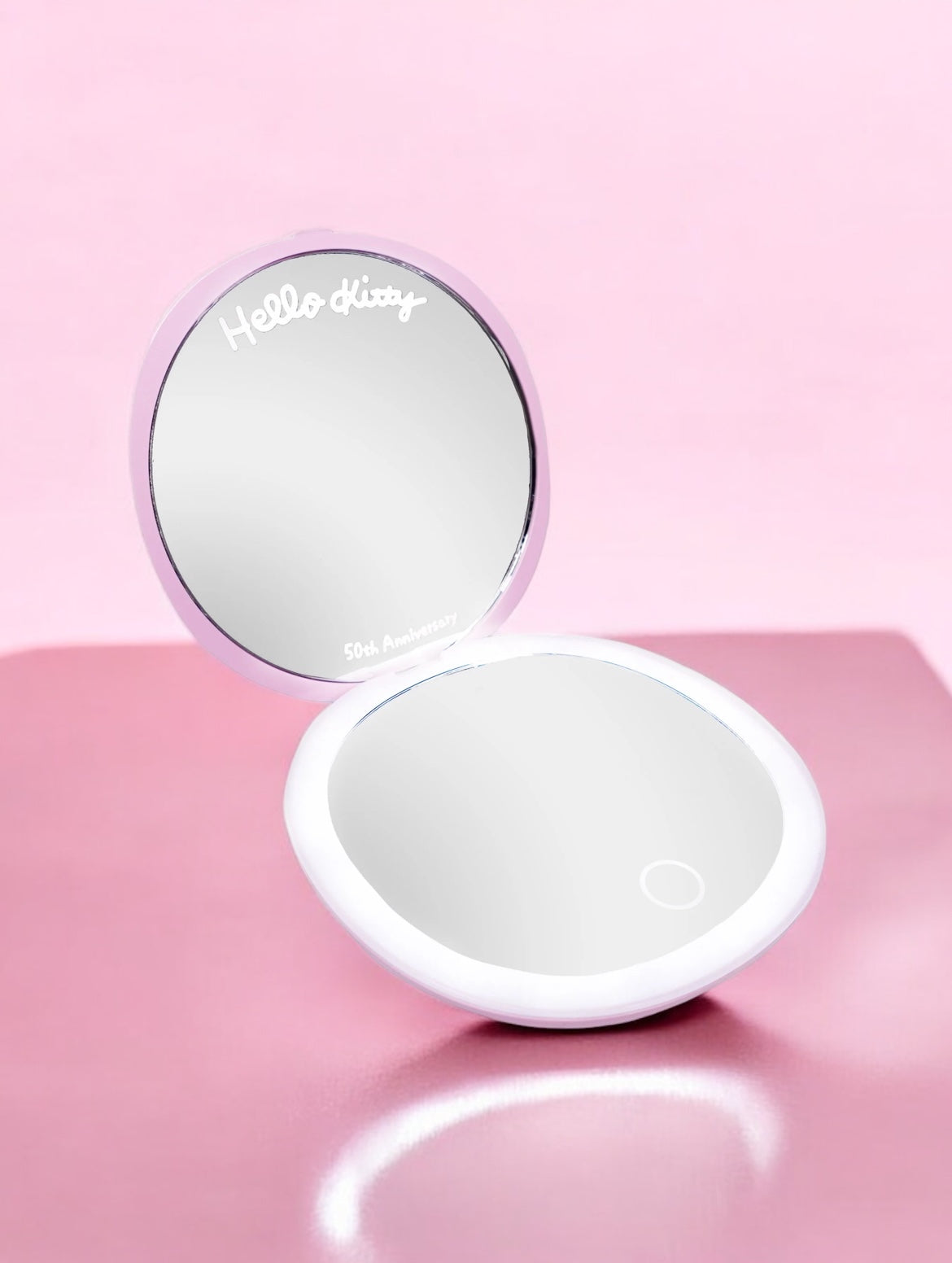 IMPRESSIONS VANITY X HELLO KITTY® 50th ROUND LED COMPACT MIRROR